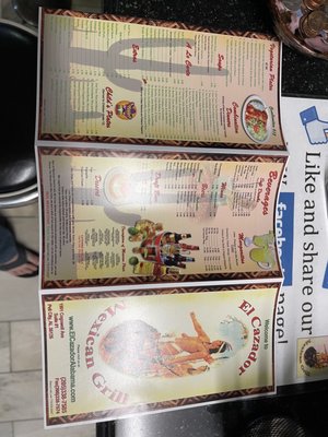 Menu photo 1 El Cazador Pell City, AL Menu photo 1 El Cazador Pell City, AL