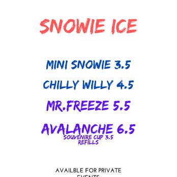 Snowie Ice - the name of the ice - Shaved Ice Near Me - Hilton Head Island, South Carolina Snowie Ice - the name of the ice - Shaved Ice Near Me - Hilton Head Island, South Carolina