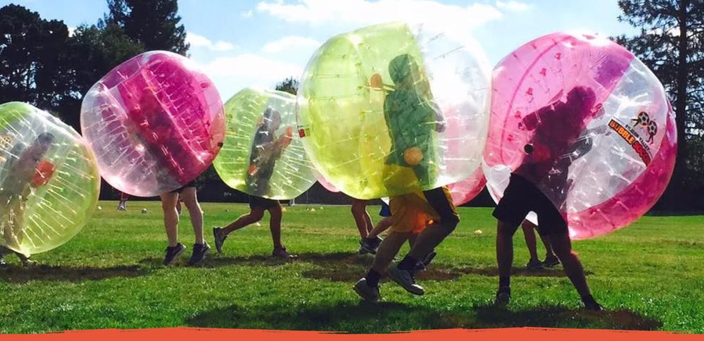 Silicon Valley Bubble Soccer