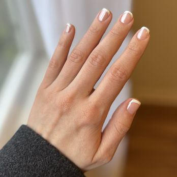 La Na Nail Lounge - Chrome French I love how clean and shiny these turned out! Nu Nuu did a beautiful job - so attentive to detail. I felt very taken care of. - Nail Salons Near Me - Kirkland, Washington