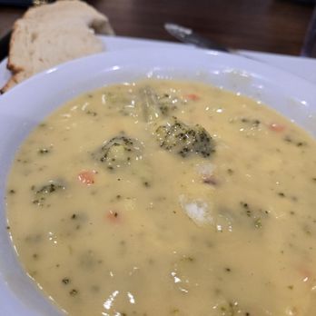 Leatherby's Family Creamery - Bowl of Wisconsin cheddar and broccoli cheese soup. I feel like the bowl had more soup than the bread bowl. Both were delicious. - Ice Cream & Frozen Yogurt Near Me - Orem, Utah Leatherby's Family Creamery - Bowl of Wisconsin cheddar and broccoli cheese soup. I feel like the bowl had more soup than the bread bowl. Both were delicious. - Ice Cream & Frozen Yogurt Near Me - Orem, Utah