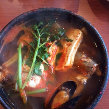 Korea Garden - Hot and spicy seafood soup - Korean Near Me - Blue Bell, Pennsylvania Korea Garden - Hot and spicy seafood soup - Korean Near Me - Blue Bell, Pennsylvania
