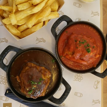 Ballekes - Lunch à 13,50 euros: deux boulettes au choix et un accompagnement. - Belgian Near Me - Saint-Gilles, VAN Ballekes - Lunch à 13,50 euros: deux boulettes au choix et un accompagnement. - Belgian Near Me - Saint-Gilles, VAN