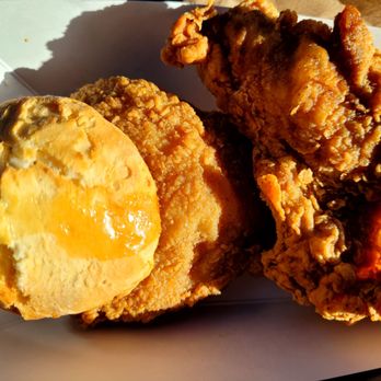 Bonfare Market - 2 piece fried chicken combo (with buttermilk biscuit) is under $6. Nice crispiness and crunch with an inside that wasn't dry. - Grocery Near Me - Alameda, California Bonfare Market - 2 piece fried chicken combo (with buttermilk biscuit) is under $6. Nice crispiness and crunch with an inside that wasn't dry. - Grocery Near Me - Alameda, California