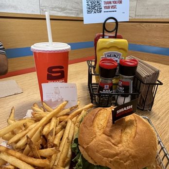 Smashburger - EGG TRUFFLE MUSHROOM SMASH® with FRENCH FRIES - Burgers Near Me - Houston, Texas