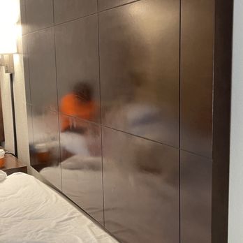 Hampton Inn Anderson - You can see oil on the head board from previous guest who have stayed in the room - Hotels Near Me - Anderson, South Carolina Hampton Inn Anderson - You can see oil on the head board from previous guest who have stayed in the room - Hotels Near Me - Anderson, South Carolina