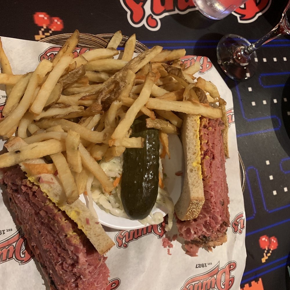 Dunn's - Super Combo Smoked Meat Sandwich - Poutineries Near Me - Montreal, Quebec Dunn's - Super Combo Smoked Meat Sandwich - Poutineries Near Me - Montreal, Quebec