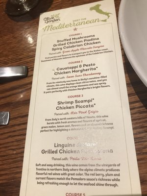 Menu photo 1 Olive Garden Italian Restaurant Warwick, RI Menu photo 1 Olive Garden Italian Restaurant Warwick, RI