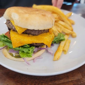 Pucketts - BNA Terminal D - Classic Burger, doubled, of course! - Barbeque Near Me - Nashville, Tennessee Pucketts - BNA Terminal D - Classic Burger, doubled, of course! - Barbeque Near Me - Nashville, Tennessee