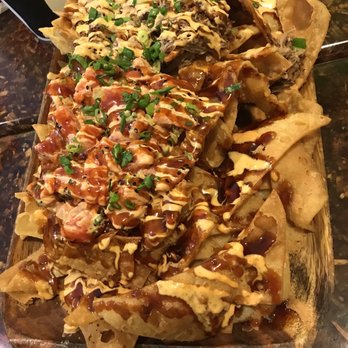 Kehau's Kitchen - Pua'a to da poke nachos - Hawaiian Near Me - Aiea, Hawaii