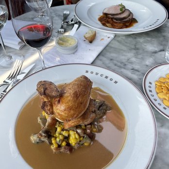 Bouchon - Poulet Roti and lamb leg - French Near Me - Yountville, California