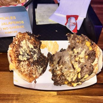 Burger 3000 - Single Wagyu Smash Burger with grilled onions - Burgers Near Me - Chatsworth, California Burger 3000 - Single Wagyu Smash Burger with grilled onions - Burgers Near Me - Chatsworth, California
