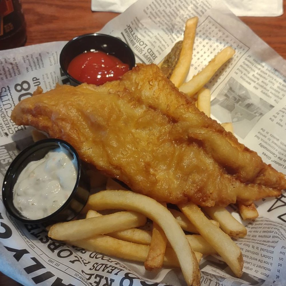 Red Lobster - More greasy fish and chips - Seafood Near Me - Augusta, Georgia Red Lobster - More greasy fish and chips - Seafood Near Me - Augusta, Georgia