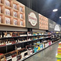 ShopRite - Liquor department in the supermarket