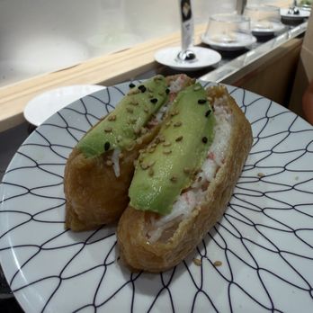 Sushi REV - Inari with Krab and avocado - Sushi Bars Near Me - Irvine, California