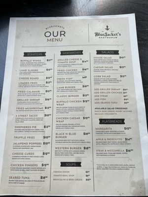Menu photo 7 Blue Jackets Gastropub Orlando, FL