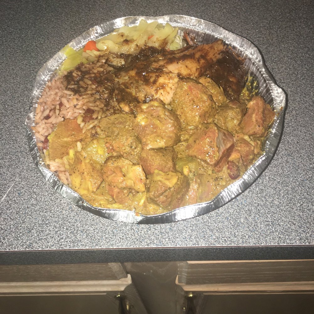 Caribbean Grill - Jerk chicken and goat curry combo - Caribbean Near Me - District Heights, Maryland Caribbean Grill - Jerk chicken and goat curry combo - Caribbean Near Me - District Heights, Maryland