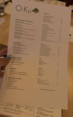 Menu photo 3 O-Ku Tampa, FL Menu photo 3 O-Ku Tampa, FL