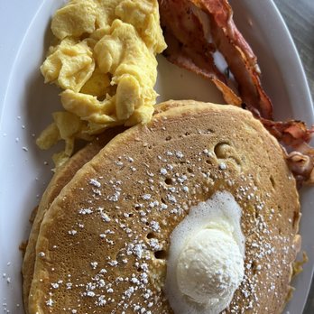 Janet's Cafe and Deli - Kids combo w/pumpkin pancakes - New American Near Me - Santee, California Janet's Cafe and Deli - Kids combo w/pumpkin pancakes - New American Near Me - Santee, California