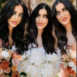 Photos are of divout Catholic triplets who