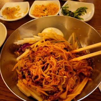 Hanbat Restaurant - 58. Bibim Kook Soo (Cold) - Korean Near Me - New York, New York Hanbat Restaurant - 58. Bibim Kook Soo (Cold) - Korean Near Me - New York, New York