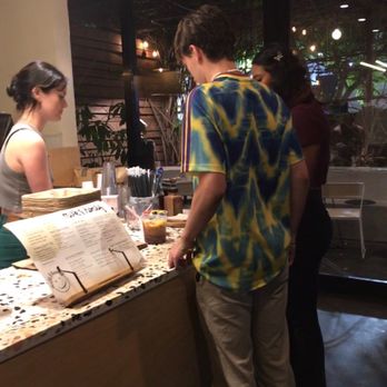 Milk & Honey - Ordering with an amazing employee! - Coffee & Tea Near Me - Costa Mesa, California