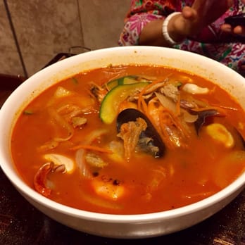Yong gung - Spicy Seafood Noodle Soup (JjamBbong) - Korean Near Me - Aurora, Colorado Yong gung - Spicy Seafood Noodle Soup (JjamBbong) - Korean Near Me - Aurora, Colorado