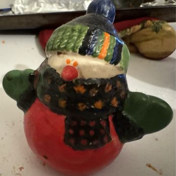 Glazed Bisque-It - Snowman - Paint-Your-Own Pottery Near Me - Cave Spring, Virginia