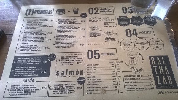 Menu photo 2 Balthazar Burger Córdoba, X Menu photo 2 Balthazar Burger Córdoba, X