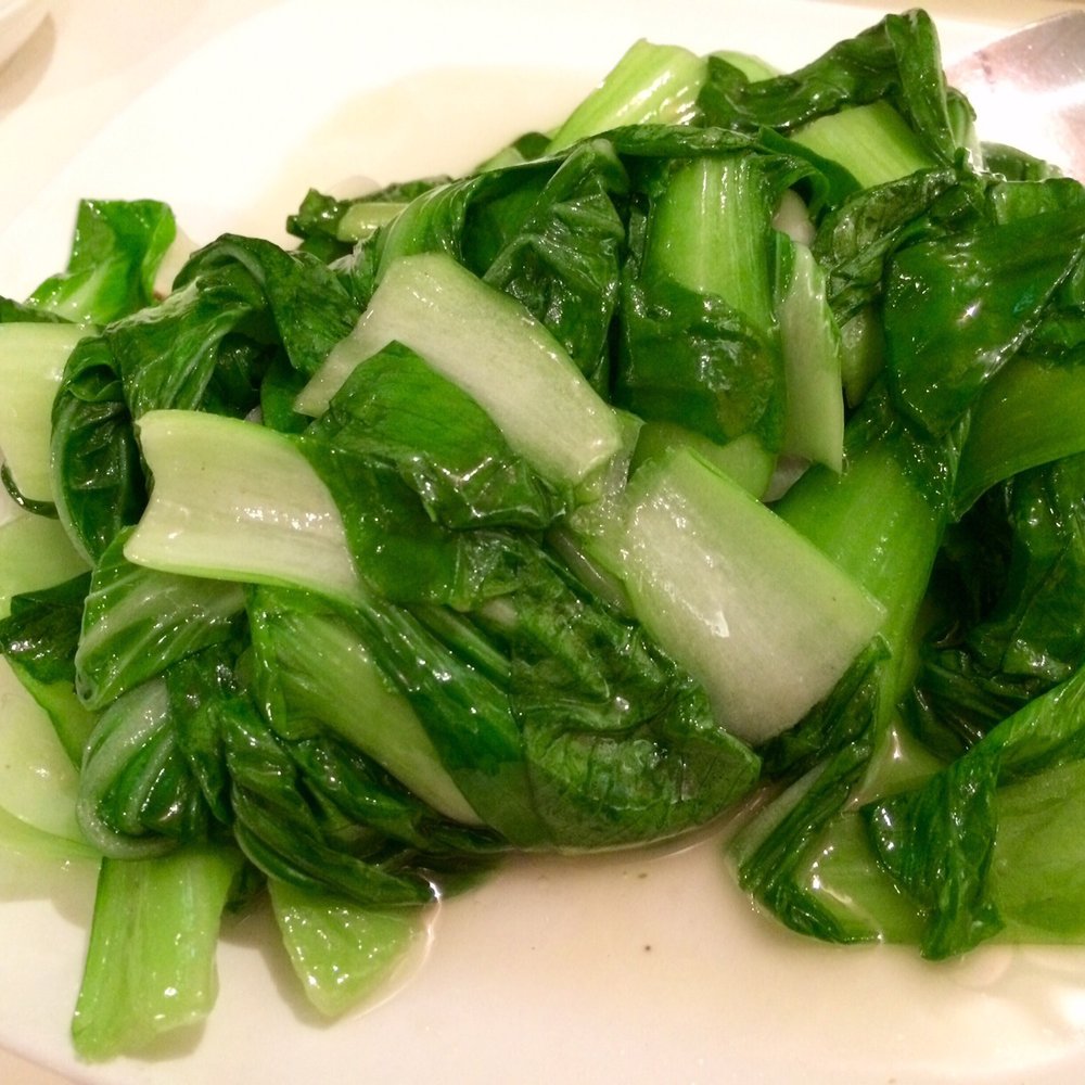 Soup Dumpling Plus - Bok Choy tips with garlic ... perfectly cooked. - Shanghainese Near Me - Fort Lee, New Jersey Soup Dumpling Plus - Bok Choy tips with garlic ... perfectly cooked. - Shanghainese Near Me - Fort Lee, New Jersey