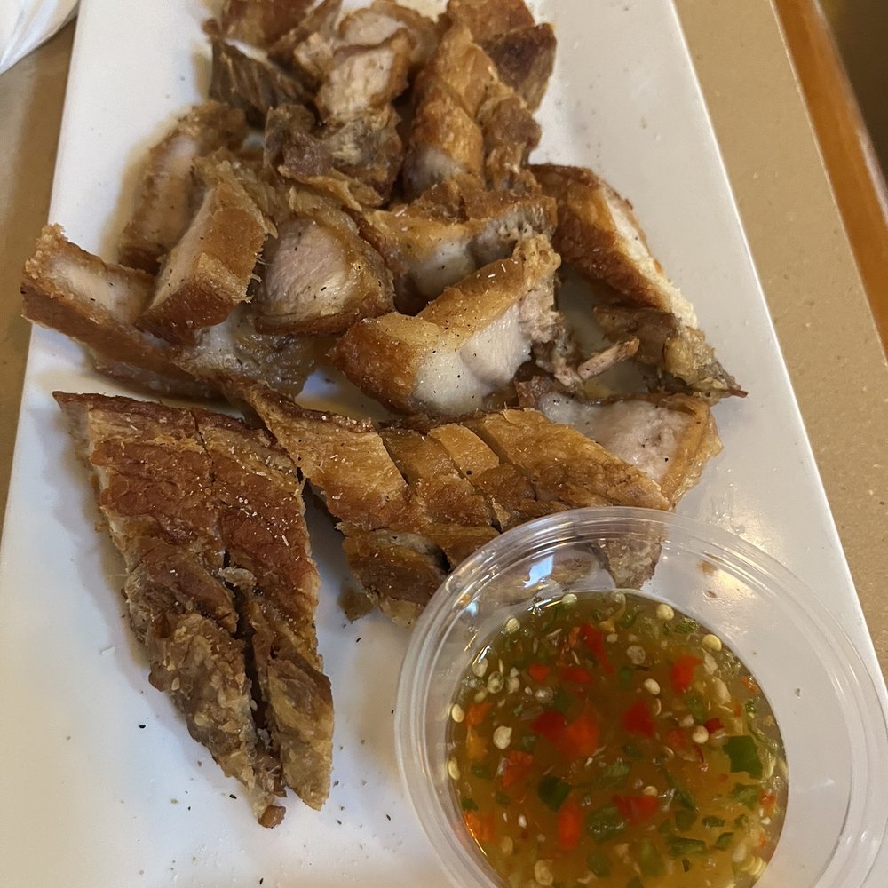 Coconut Cafe - Pork belly - Laotian Near Me - Merced, California