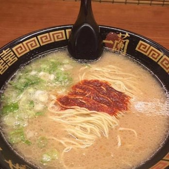 ICHIRAN - Brooklyn - THE CLASSIC TONKOTSU RAMEN with hot sauce on top - Ramen Near Me - Brooklyn, New York ICHIRAN - Brooklyn - THE CLASSIC TONKOTSU RAMEN with hot sauce on top - Ramen Near Me - Brooklyn, New York