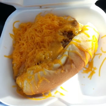 Pleasant Ridge Chili - a classic cheese coney, no mustard, light on the onions.  wonderful.  they seem to go heavy on the chili here, which is a plus - Diners Near Me - Cincinnati, Ohio