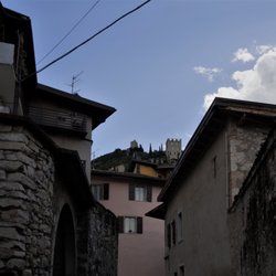 Castello di Arco - Ganz da oben geht es hinauf ...