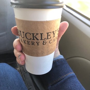 Buckley's Bakery & Cafe - Peach cobbler latte - less sugar and oat milk - Coffee & Tea Near Me - Merrimack, New Hampshire