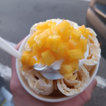 Mexi-Thai Roll - Passionfruit rolled ice-cream - Ice Cream & Frozen Yogurt Near Me - San Luis Obispo, California