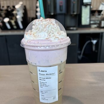 Starbucks - Iced Dubai White Chocolate Mocha - Coffee & Tea Near Me - Raleigh, North Carolina Starbucks - Iced Dubai White Chocolate Mocha - Coffee & Tea Near Me - Raleigh, North Carolina