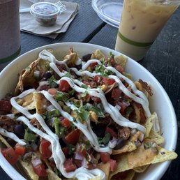 Nachos with Organic Nitro Cold Brew Coffee - Trident Nachos with Organic Nitro Cold Brew Coffee - Trident