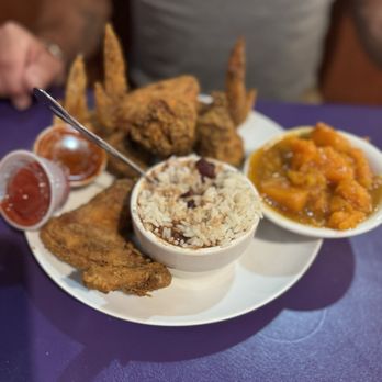 Y'all's Down-Home Southern Cafe - Fried Wings, 6 oz. Red Beans & Rice and 6 oz. Candied Yams - Soul Food Near Me - Round Rock, Texas Y'all's Down-Home Southern Cafe - Fried Wings, 6 oz. Red Beans & Rice and 6 oz. Candied Yams - Soul Food Near Me - Round Rock, Texas