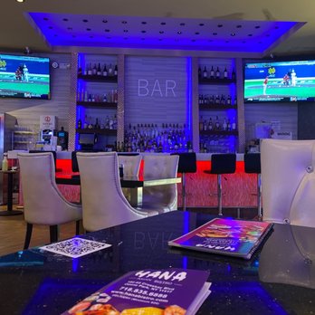 Hana Asian Bistro - a bar with neon lights - Sushi Bars Near Me - Ozone Park, New York Hana Asian Bistro - a bar with neon lights - Sushi Bars Near Me - Ozone Park, New York
