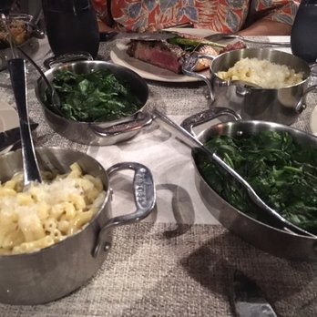 Stripsteak - Three Cheese Mac & Cheese and Spinach - Steakhouses Near Me - Honolulu, Hawaii Stripsteak - Three Cheese Mac & Cheese and Spinach - Steakhouses Near Me - Honolulu, Hawaii