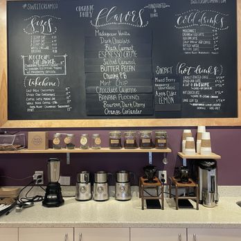 Sweet Cream Company - Menu Display - Ice Cream & Frozen Yogurt Near Me - Columbia, South Carolina