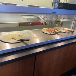 Pizza options. Empty most of the time.