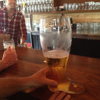Wolff's Biergarten - This boot can hold nearly 2L of beer! And you get a free one on your birthday!! - German Near Me - Albany, New York Wolff's Biergarten - This boot can hold nearly 2L of beer! And you get a free one on your birthday!! - German Near Me - Albany, New York