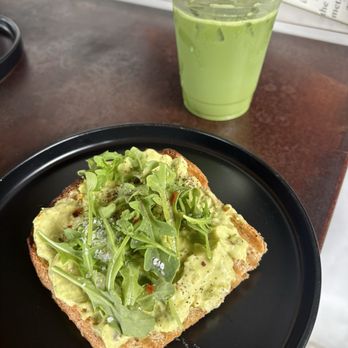 Counterpoint Coffee - Avocado Toast and Pandan Latte - Coffee & Tea Near Me - Seaside, California
