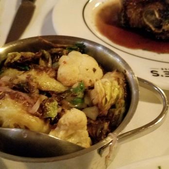 Frankie's The Steakhouse - Flash fried Brussels sprouts with cauliflower. Amazing! - Steakhouses Near Me - Duluth, Georgia