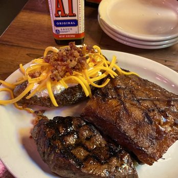 Texas Roadhouse - 8oz Sirloin and Ribs combo - American Near Me - Henderson, Nevada