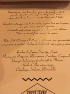 Menu photo 7 Mamamia Trattoria Poitiers, 86