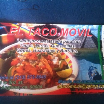 El Taco Movil - a plate of mexican food - Mexican Near Me - Los Angeles, California
