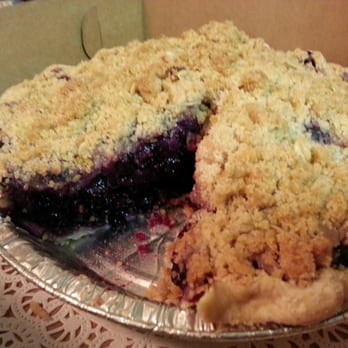 Pie Lady Cafe - Delicious blueberry pie. LOADED with berries, my favorite way. Yum! - Bakeries Near Me - Moorestown, New Jersey